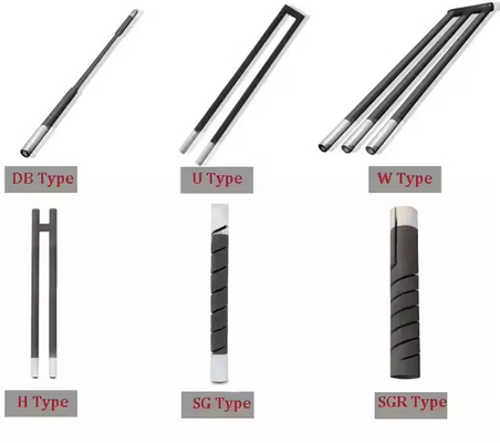 1400c U W 棒形 型 シリコン・カービッド・棒 炉や炉用の熱装置