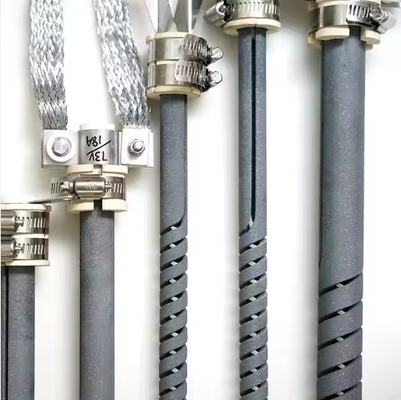 1625°C 異なる炉のためのSGRタイプSICのダブルスピラルヒート要素