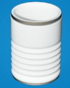 張力強度 > 20000psi,ヘリウム漏れ率 < 10-9cc/sec の定番金属化セラミックリング