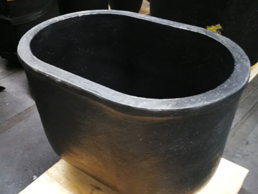 炭化ケイ素のグラファイトはるつぼを噴出