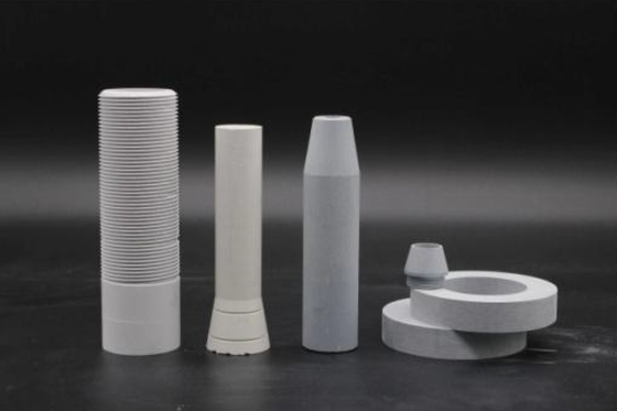ホットプレスBN窒化ホウ素セラミックリングと水晶管横型連続鋳造
